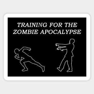 Training for the Zombie Apocalypse Sticker